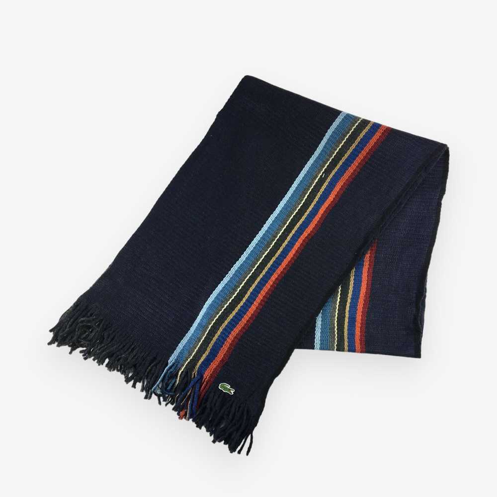 Lacoste × Vintage Vintage Y2K Lacoste Scarf Muffl… - image 1