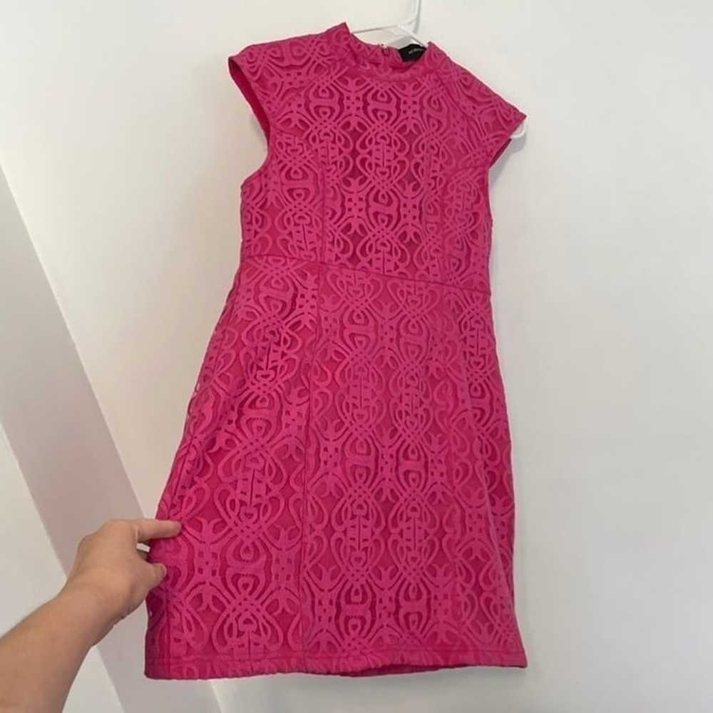 MINKPINK Singapore Sling Dress Hot Barbie Pink Ge… - image 6