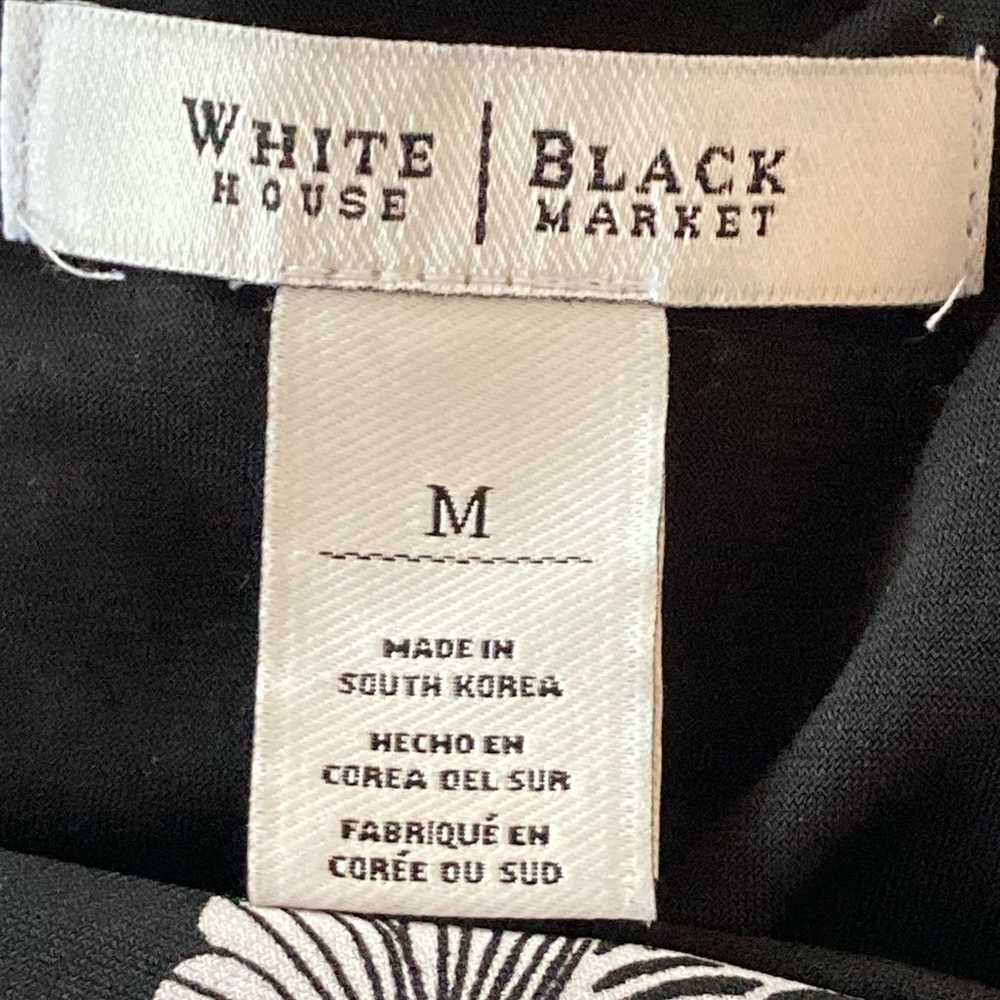 White House Black Market Black White Tropical Pri… - image 8