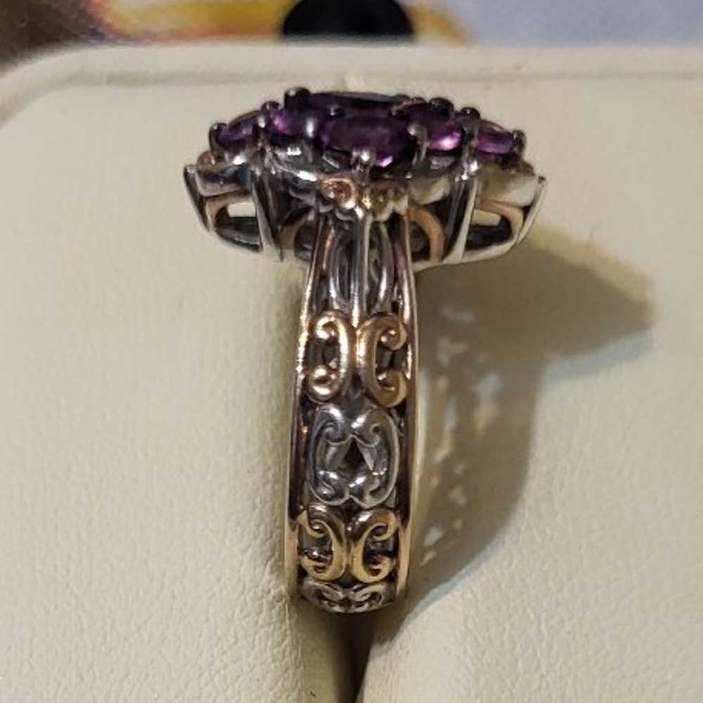 Michael Valitutti Sterling Silver Amethyst Cluste… - image 3