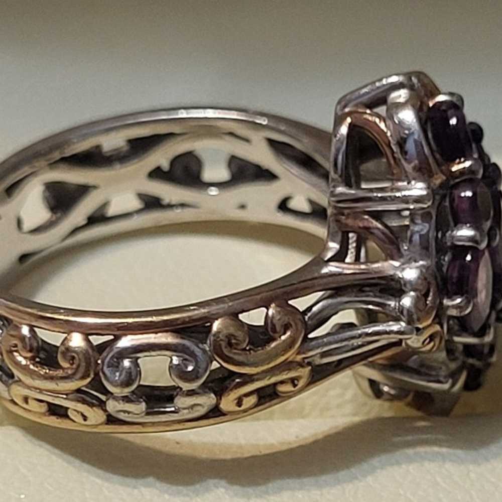 Michael Valitutti Sterling Silver Amethyst Cluste… - image 7