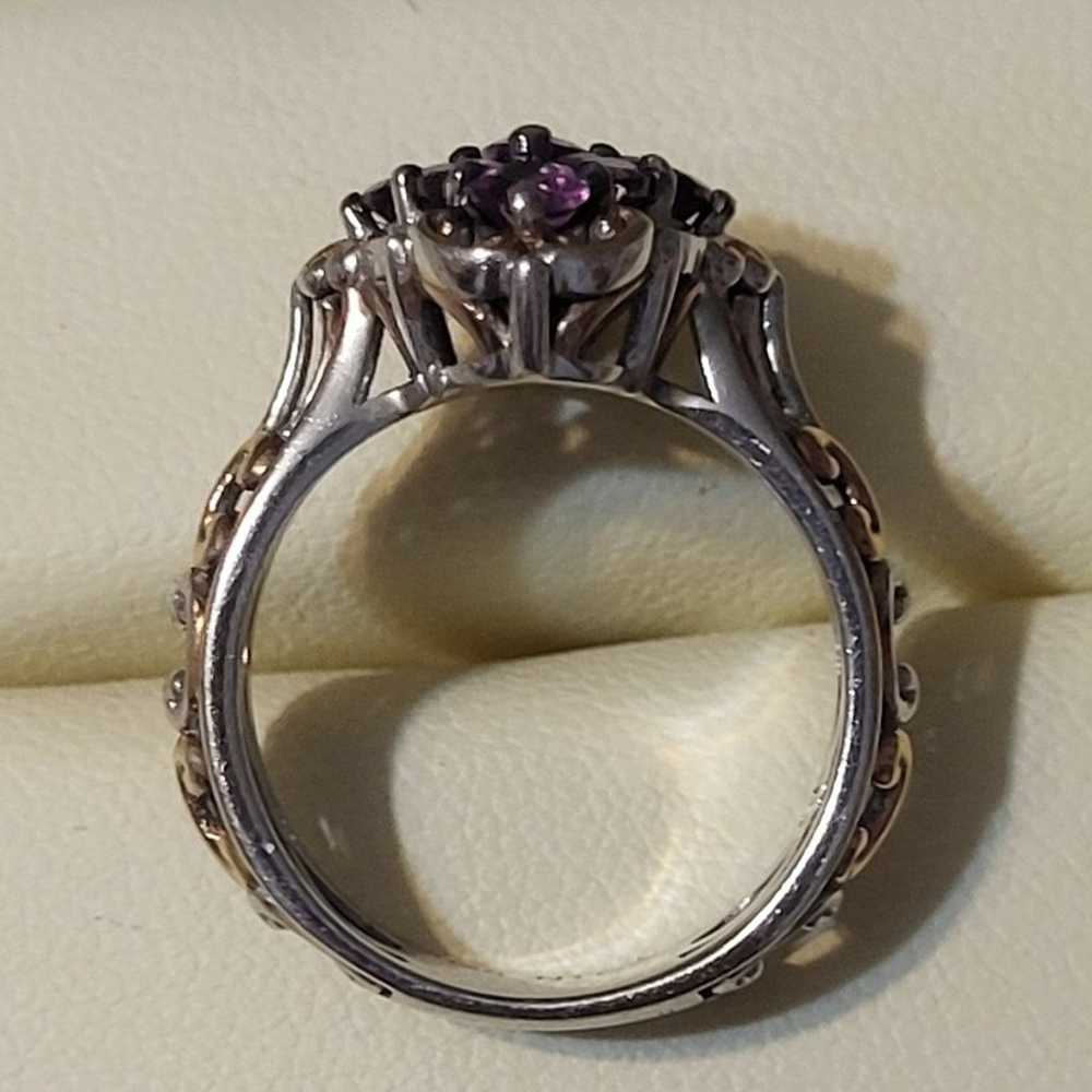 Michael Valitutti Sterling Silver Amethyst Cluste… - image 8