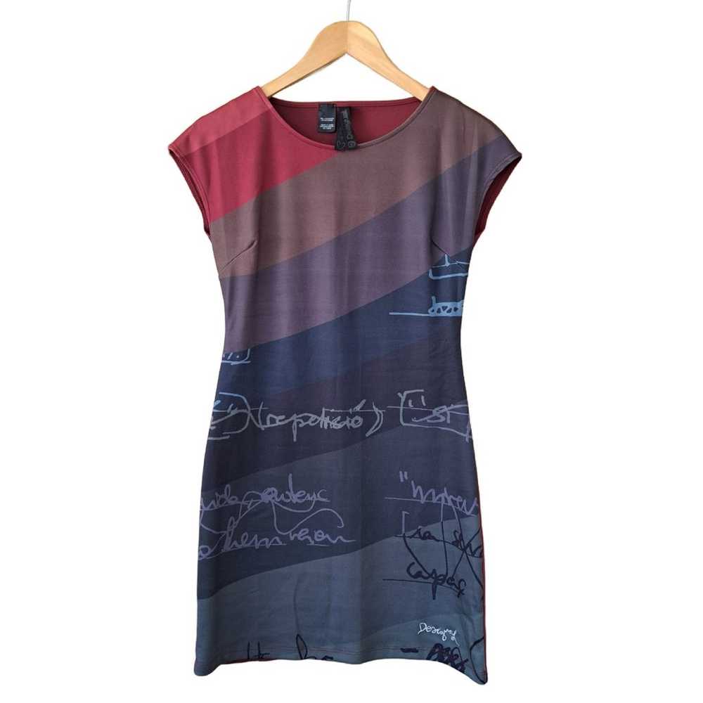 DESIGUAL Tra La Stripe Cap Sleeve Mini Dress Size… - image 7