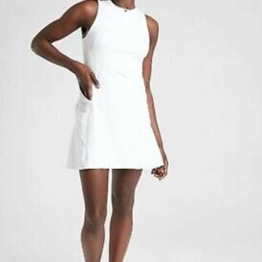 Athleta Match Point Dress White