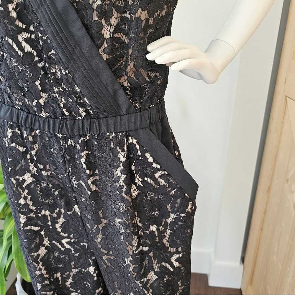 VINCE CAMUTO size 14 women's black lace jumpsuit - image 3