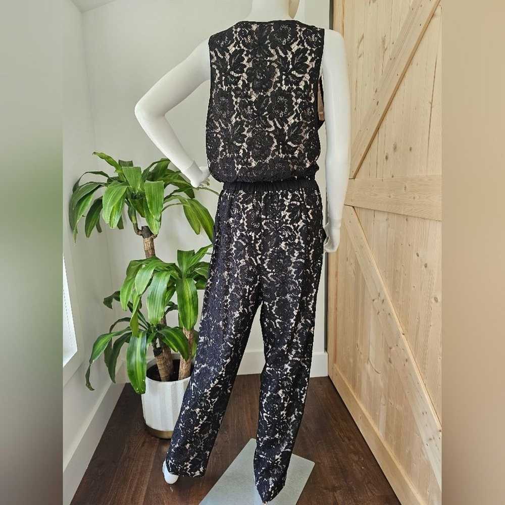 VINCE CAMUTO size 14 women's black lace jumpsuit - image 4