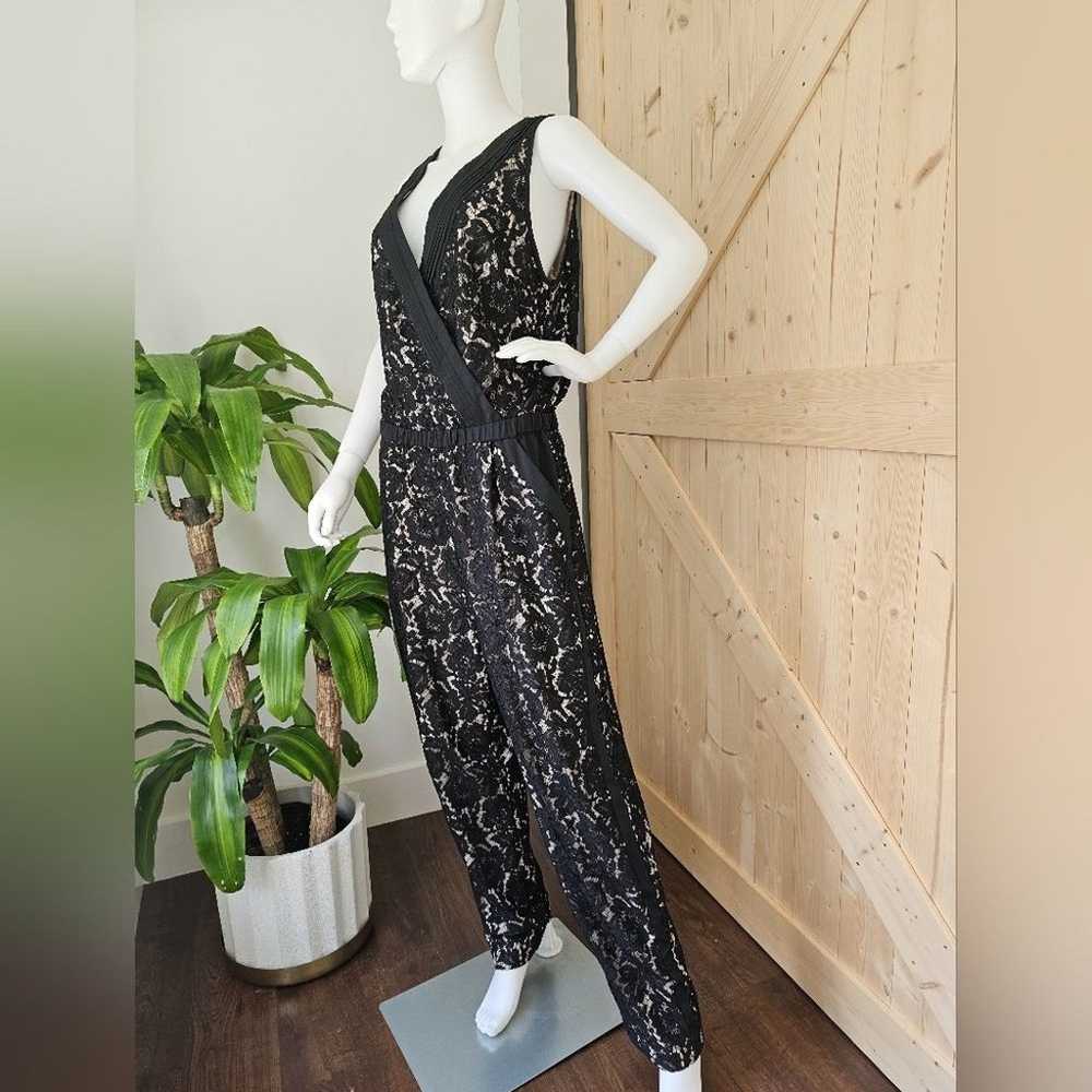 VINCE CAMUTO size 14 women's black lace jumpsuit - image 6