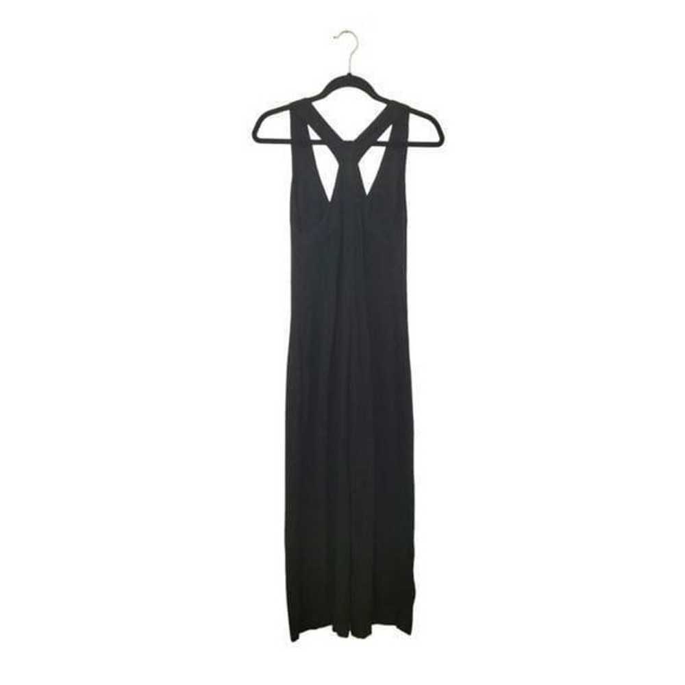 ILLA ILLA Black Button Front Wide Leg Jumpsuit - image 2