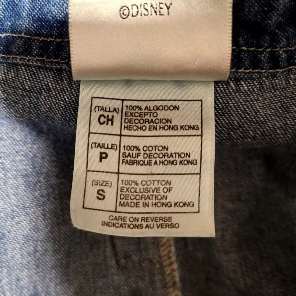 Vintage The Disney Store Denim Embroidered Overal… - image 10