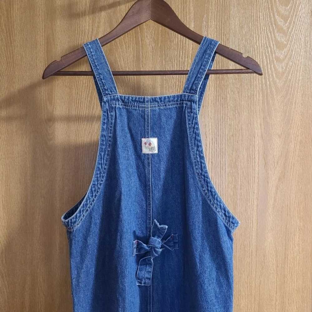 Vintage The Disney Store Denim Embroidered Overal… - image 7