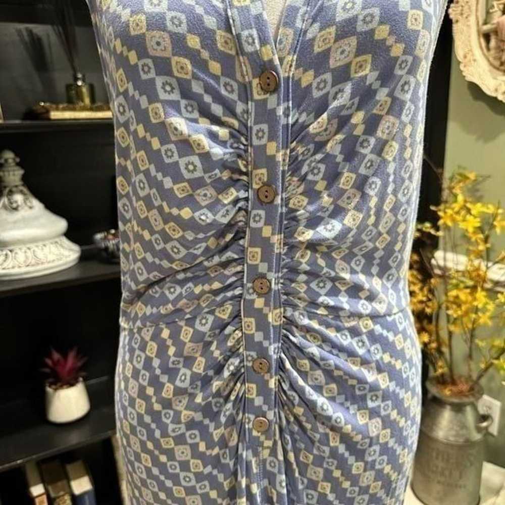 Free People Blue Shyla Jumpsuit Size M - image 4