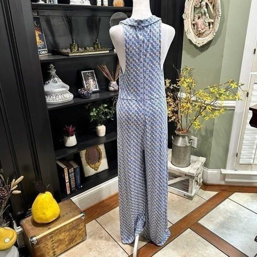 Free People Blue Shyla Jumpsuit Size M - image 9