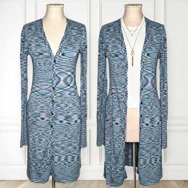 Vintage BCBGMAXAZRIA Y2K Sweater Dress Button Up C