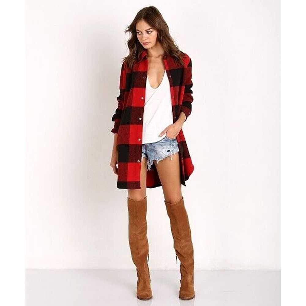 BB Dakota BB Dakota Buffalo Plaid Snap Long Sleev… - image 1