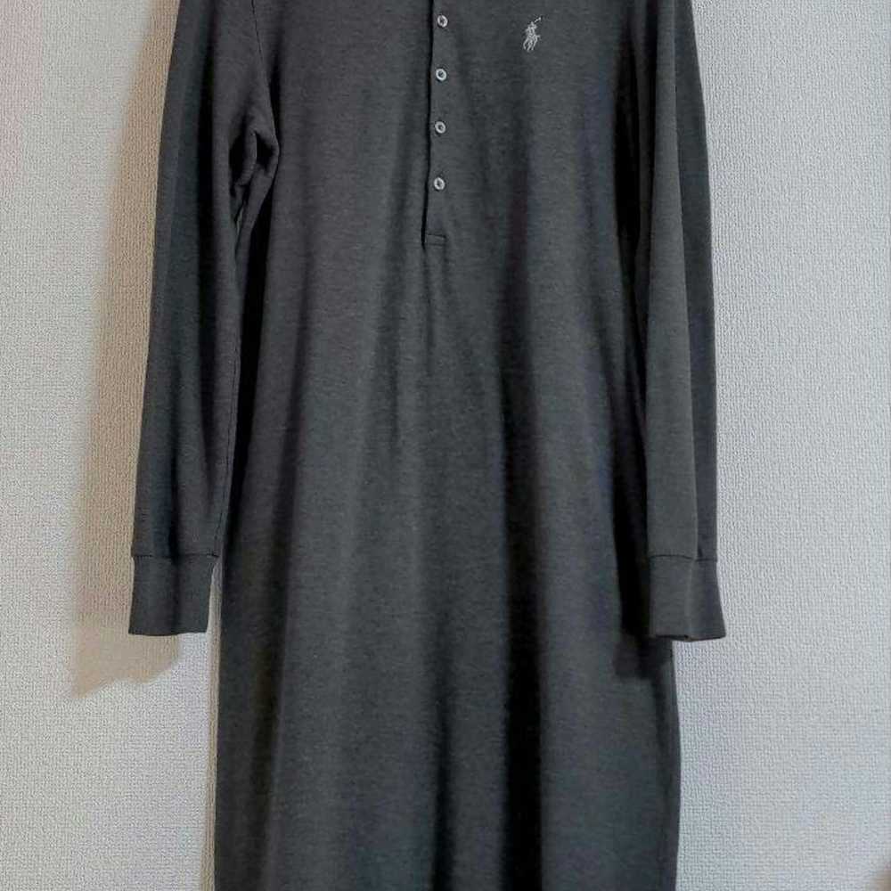 Ralph Lauren Polo Long Sleeve Dress XS Gray - image 1