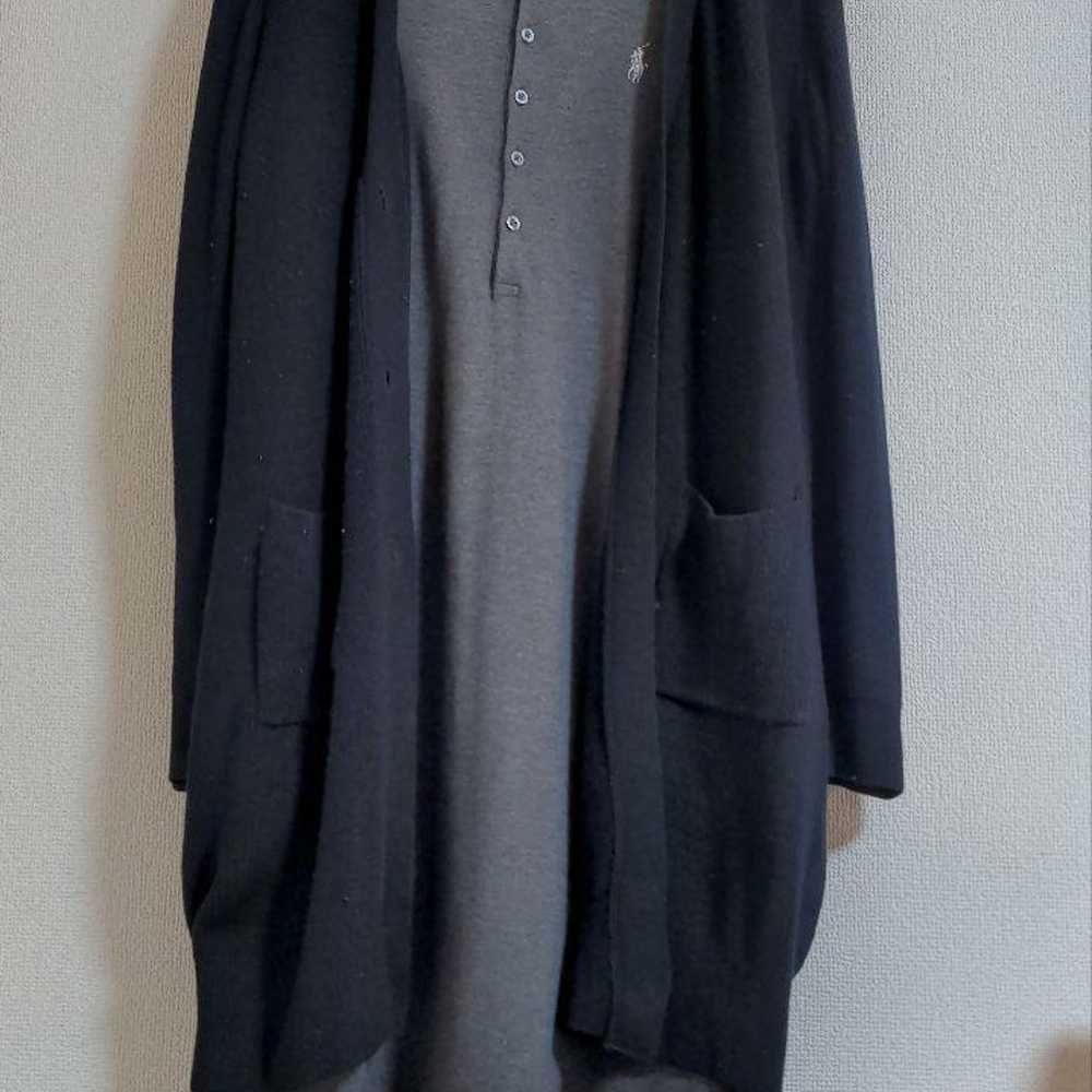 Ralph Lauren Polo Long Sleeve Dress XS Gray - image 7