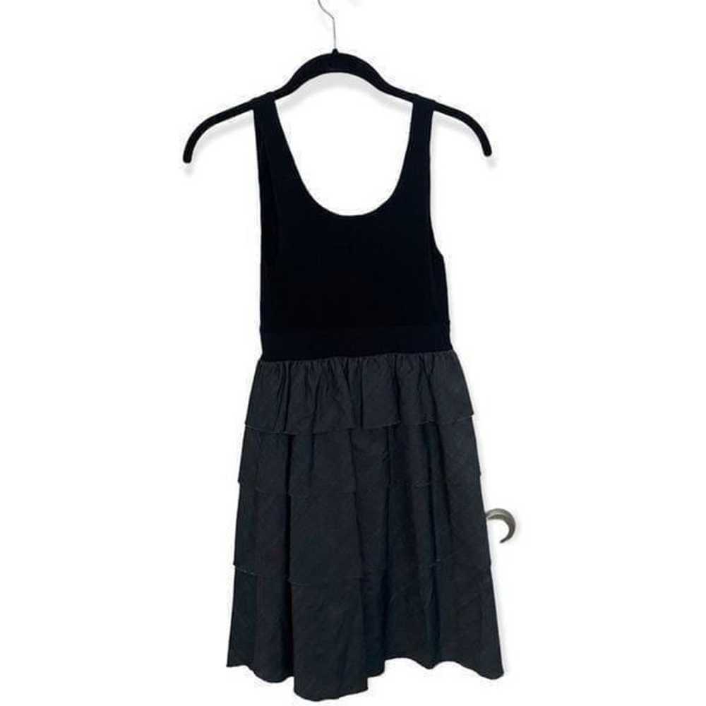 Theory SZ S fit and flare ruffled dress - image 3