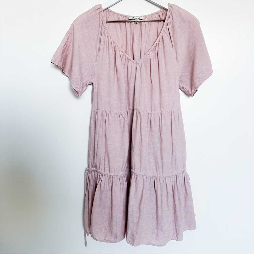 Madewell Linen Blend Lorelei Mini Dress Size Small - image 4