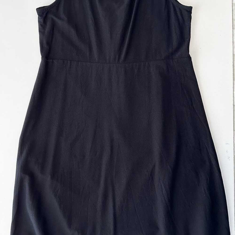 Eileen Fisher Sleeveless Black Dress Size Small - image 6