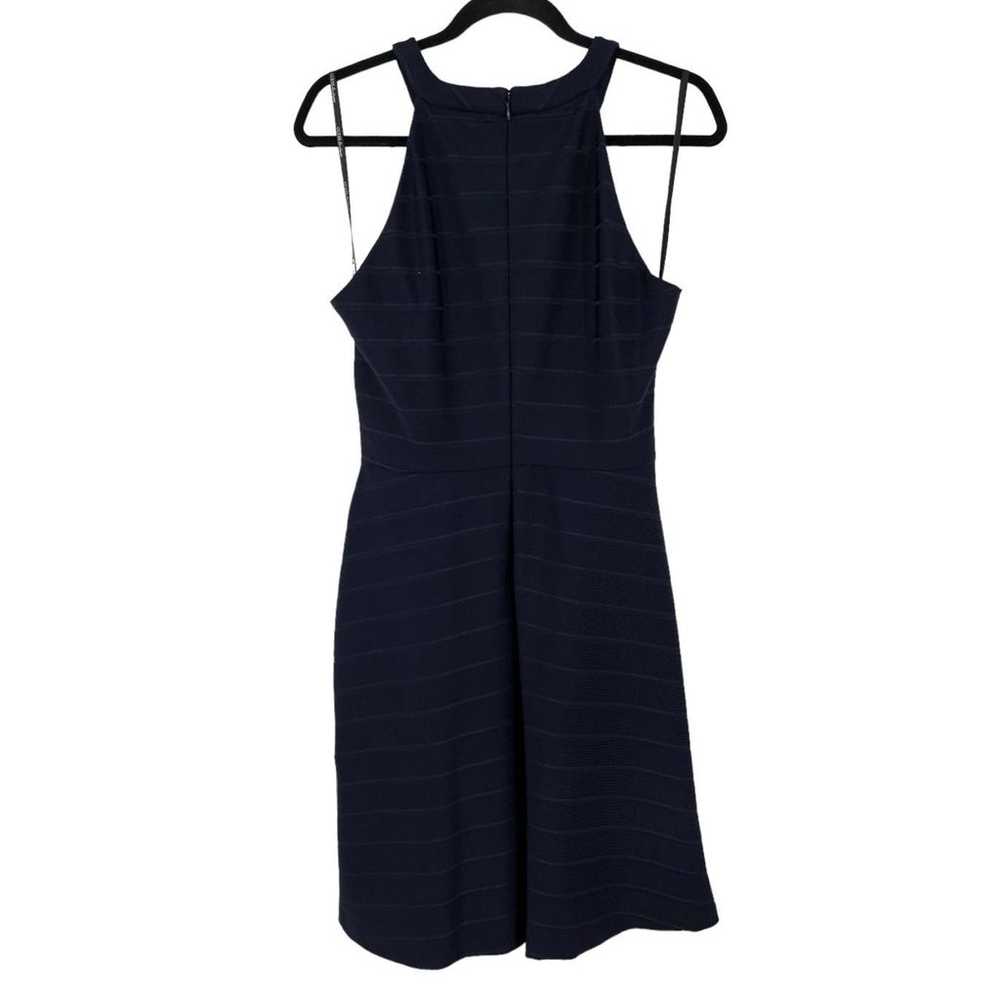 Guess Dress striped lace up sleeveless skater nav… - image 4