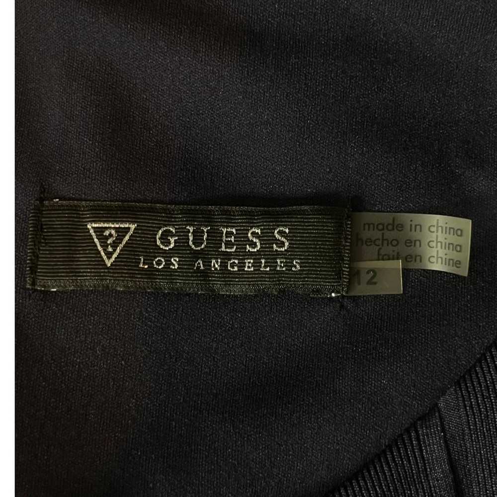 Guess Dress striped lace up sleeveless skater nav… - image 6