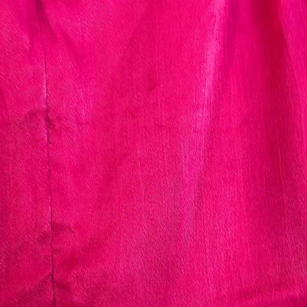 Saylor Revolve Brielle pink fuschia satin feather… - image 7