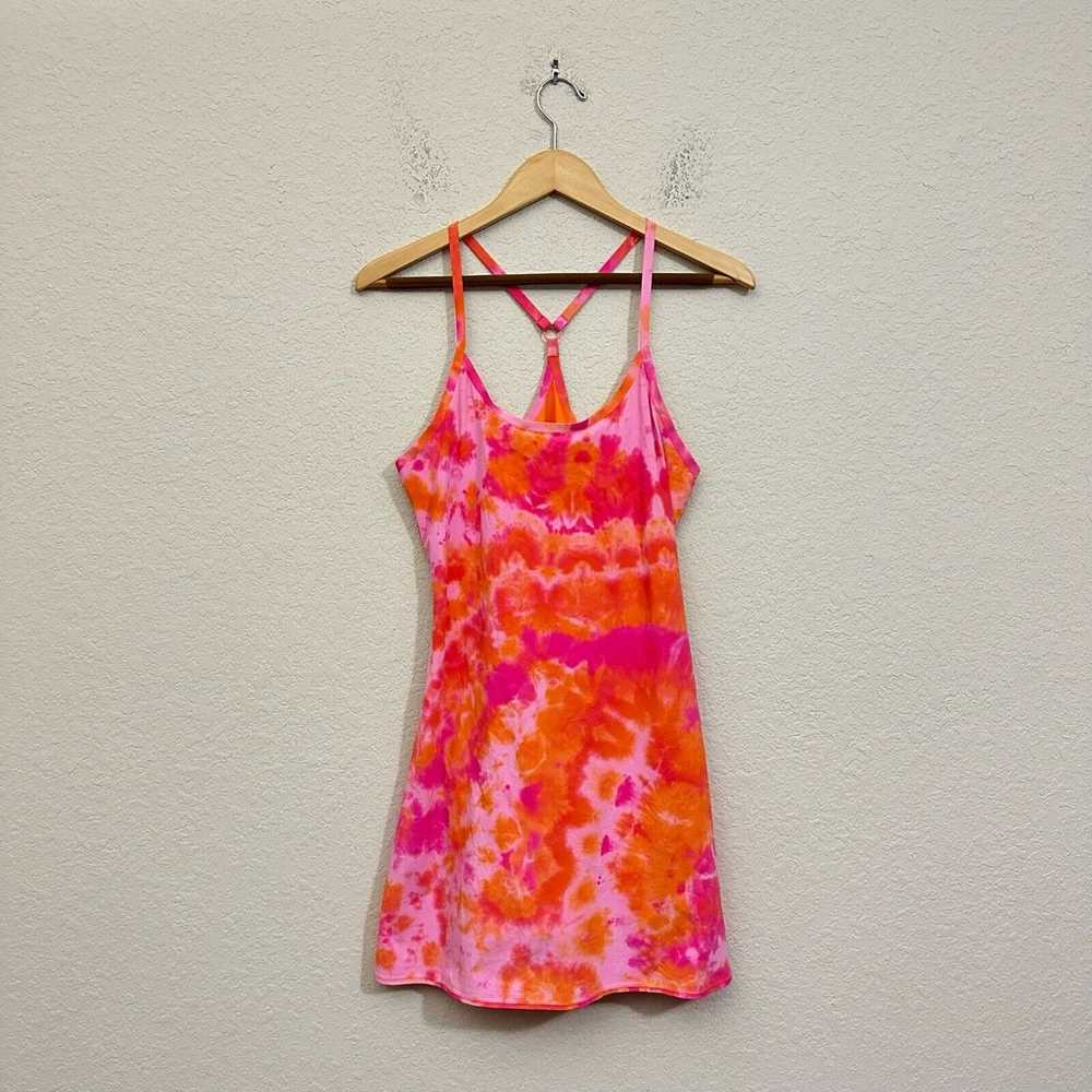 OUTDOOR VOICES Exercise Dress Tie Dye Sleeveless … - image 1