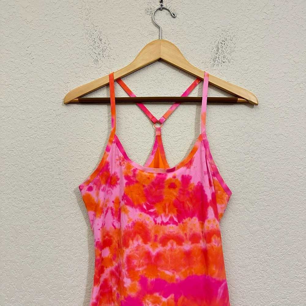 OUTDOOR VOICES Exercise Dress Tie Dye Sleeveless … - image 3