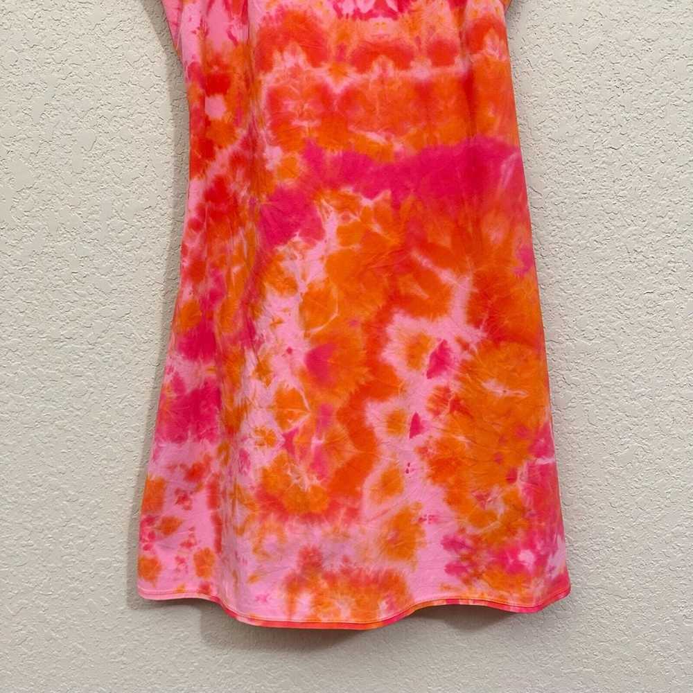 OUTDOOR VOICES Exercise Dress Tie Dye Sleeveless … - image 4