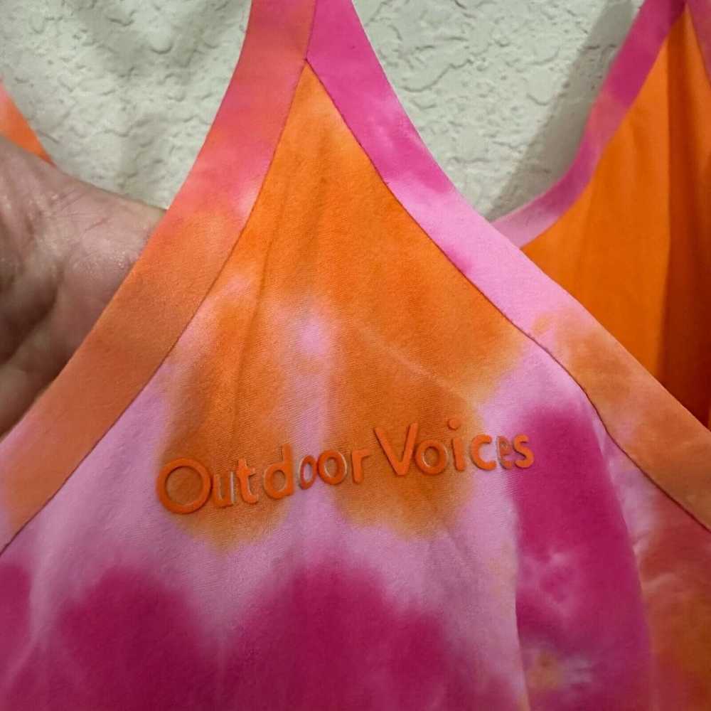 OUTDOOR VOICES Exercise Dress Tie Dye Sleeveless … - image 7