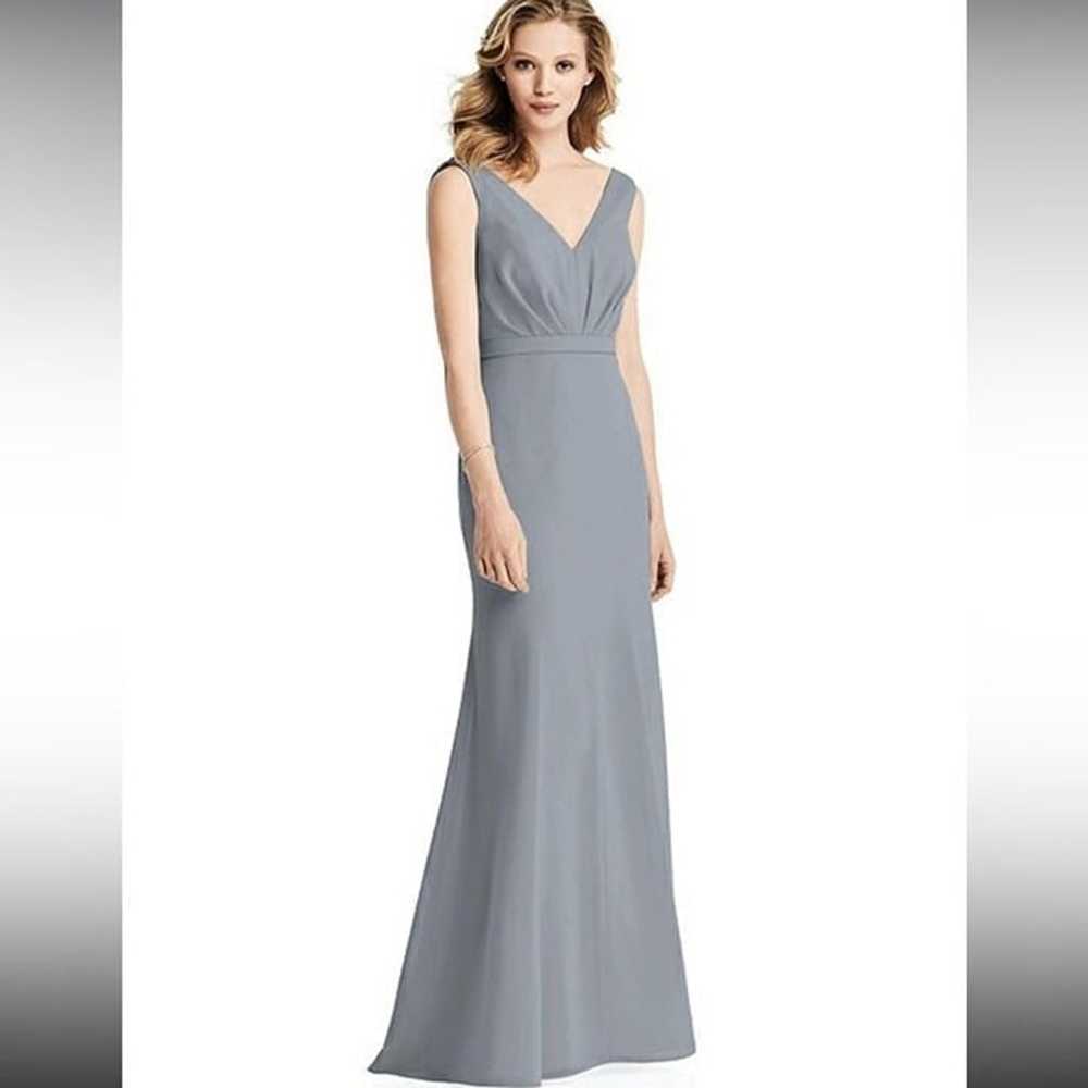 Jenny Packham Bridesmaids V-Neck Chiffon Drape Go… - image 1