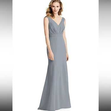 Jenny Packham Bridesmaids V-Neck Chiffon Drape Go… - image 1