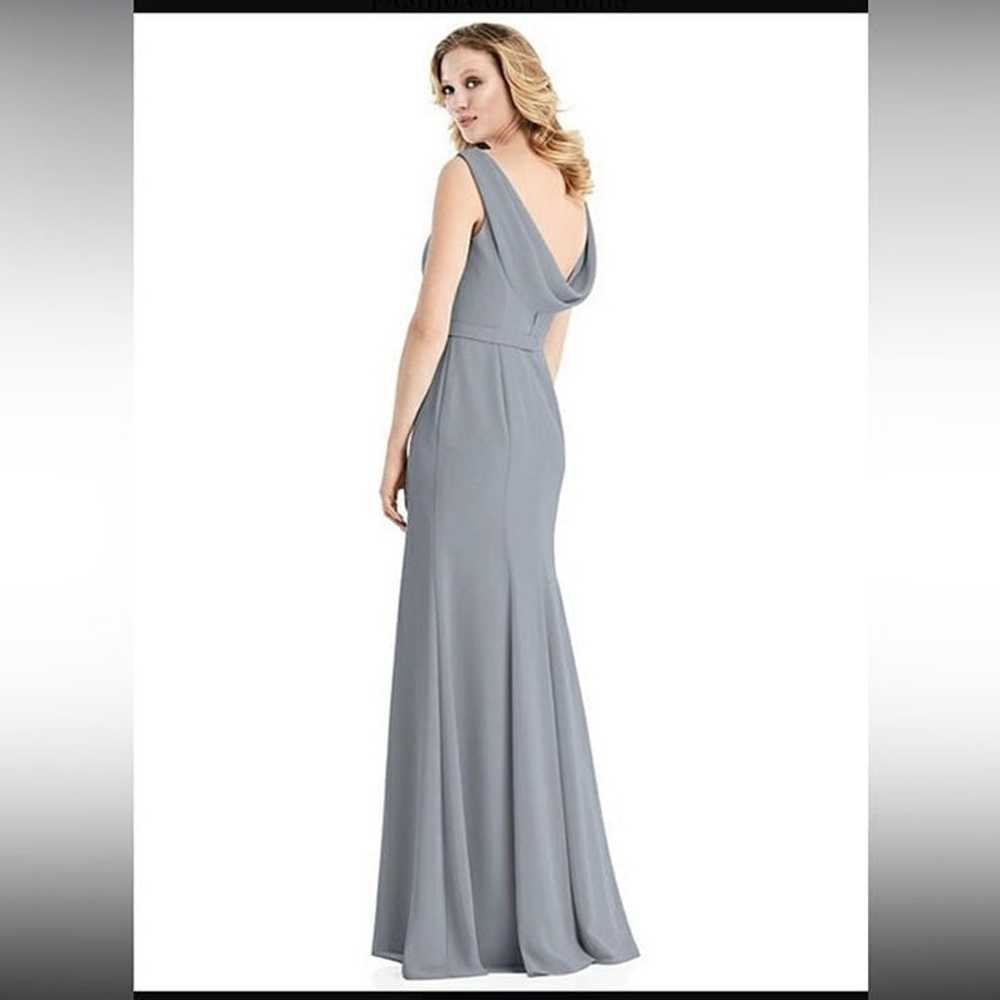 Jenny Packham Bridesmaids V-Neck Chiffon Drape Go… - image 3