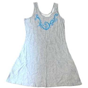 Disney parks Heather Gray Dress with Blue Sea Shel