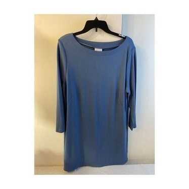 J Jill Ponte slate blue dress Xl