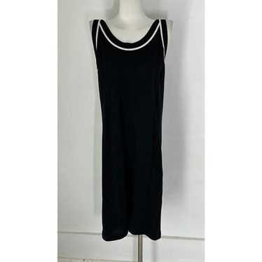 Peruvian Connection XL Black Cotton Dress - image 1