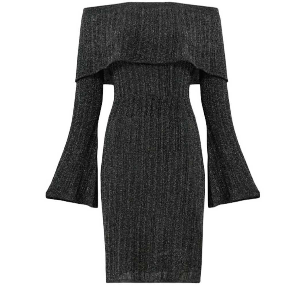 KEEPSAKE The Label Metallic Knit Sheath Bodycon D… - image 2