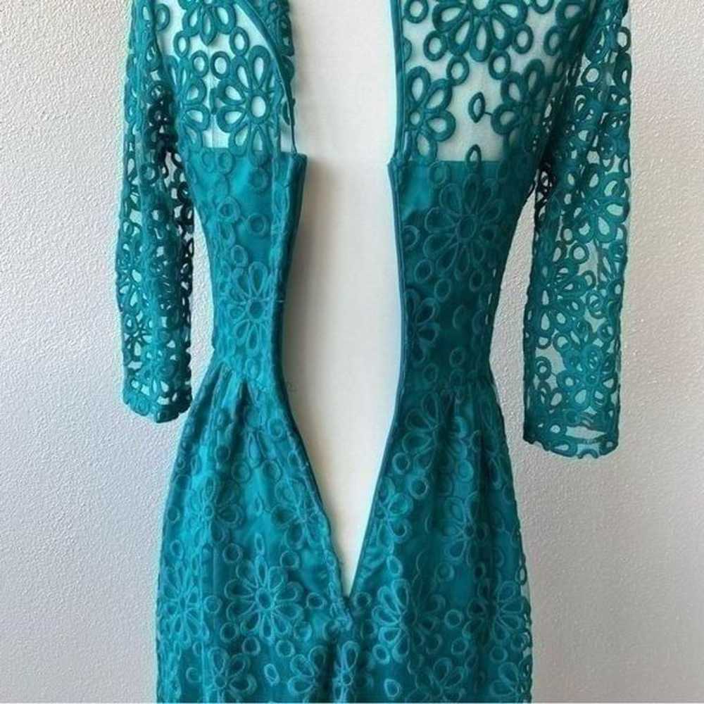 Tatyana Vintage Dress Embroidered Lace Overlay SZ… - image 11