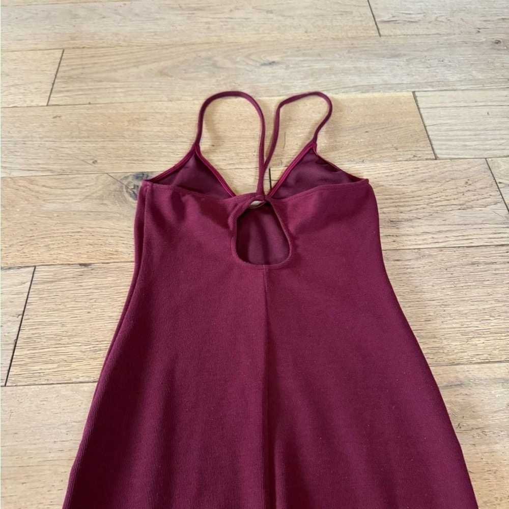 Privacy Please MIDI Burgandy Dress Size Small - image 7