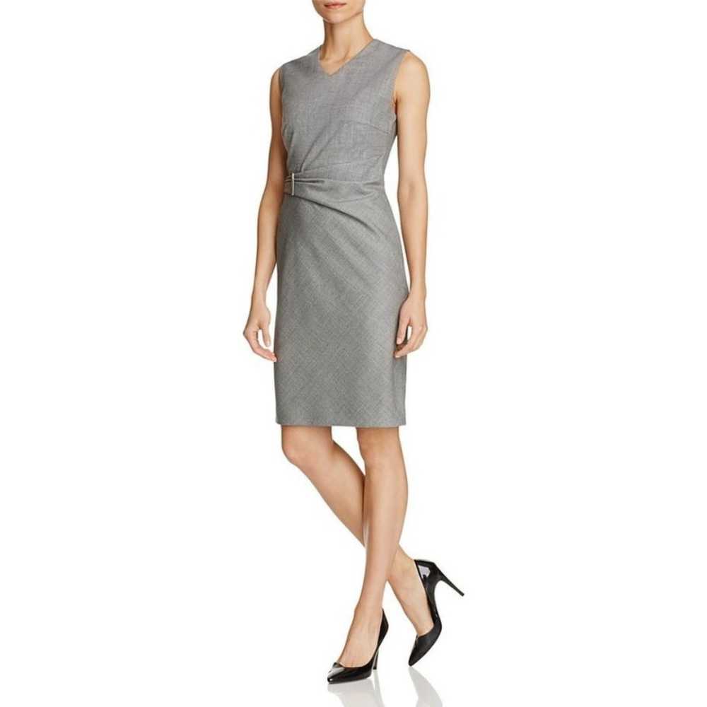 Hugo Boss Gray Dakirsa Wool Sleeveless Sheath Dre… - image 10