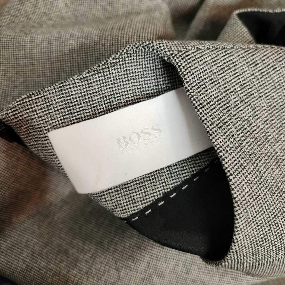 Hugo Boss Gray Dakirsa Wool Sleeveless Sheath Dre… - image 3