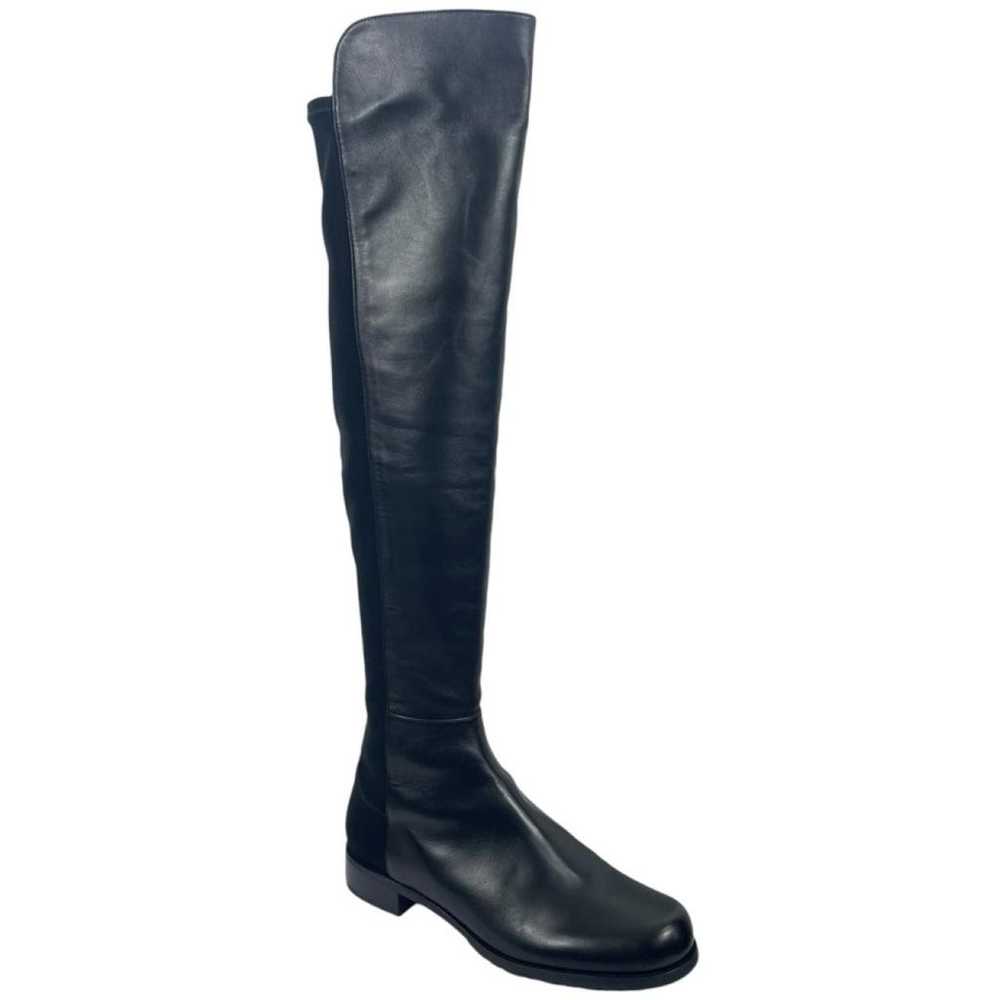 Stuart Weitzman Leather riding boots - image 4