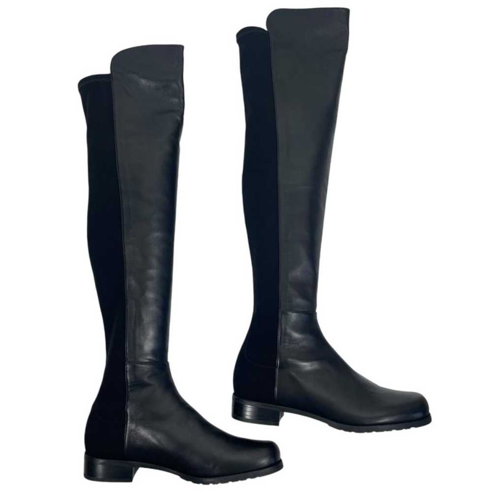 Stuart Weitzman Leather riding boots - image 5