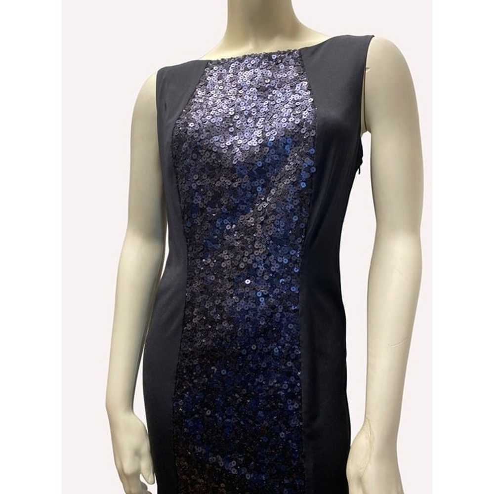 size 10 shift dress Muse black sleeveless sequin … - image 3