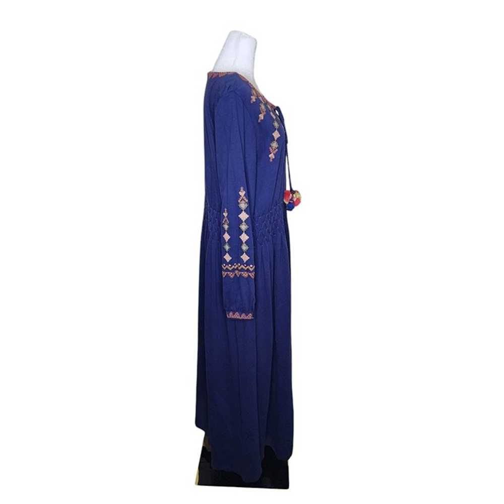 Soft Surroundings Peasant Long Sleeve Maxi Dress … - image 3