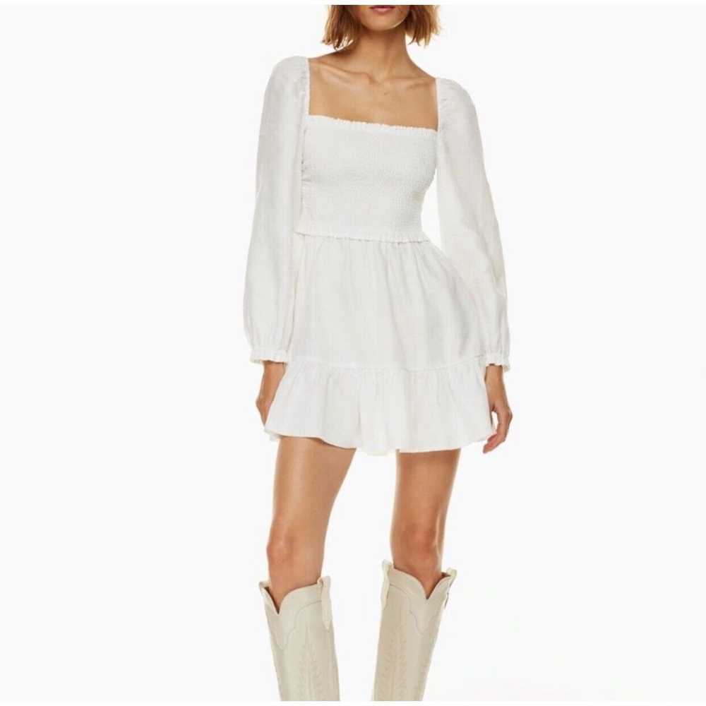 ARITZIA Wilfred Tempist Size L White Organic Line… - image 2