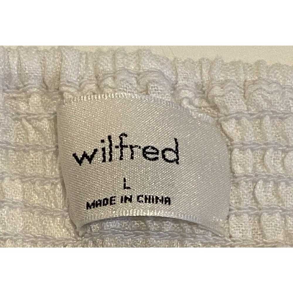 ARITZIA Wilfred Tempist Size L White Organic Line… - image 8