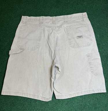 Wrangler Y2K Carpenter Jorts Baggy Wide Leg Denim… - image 1