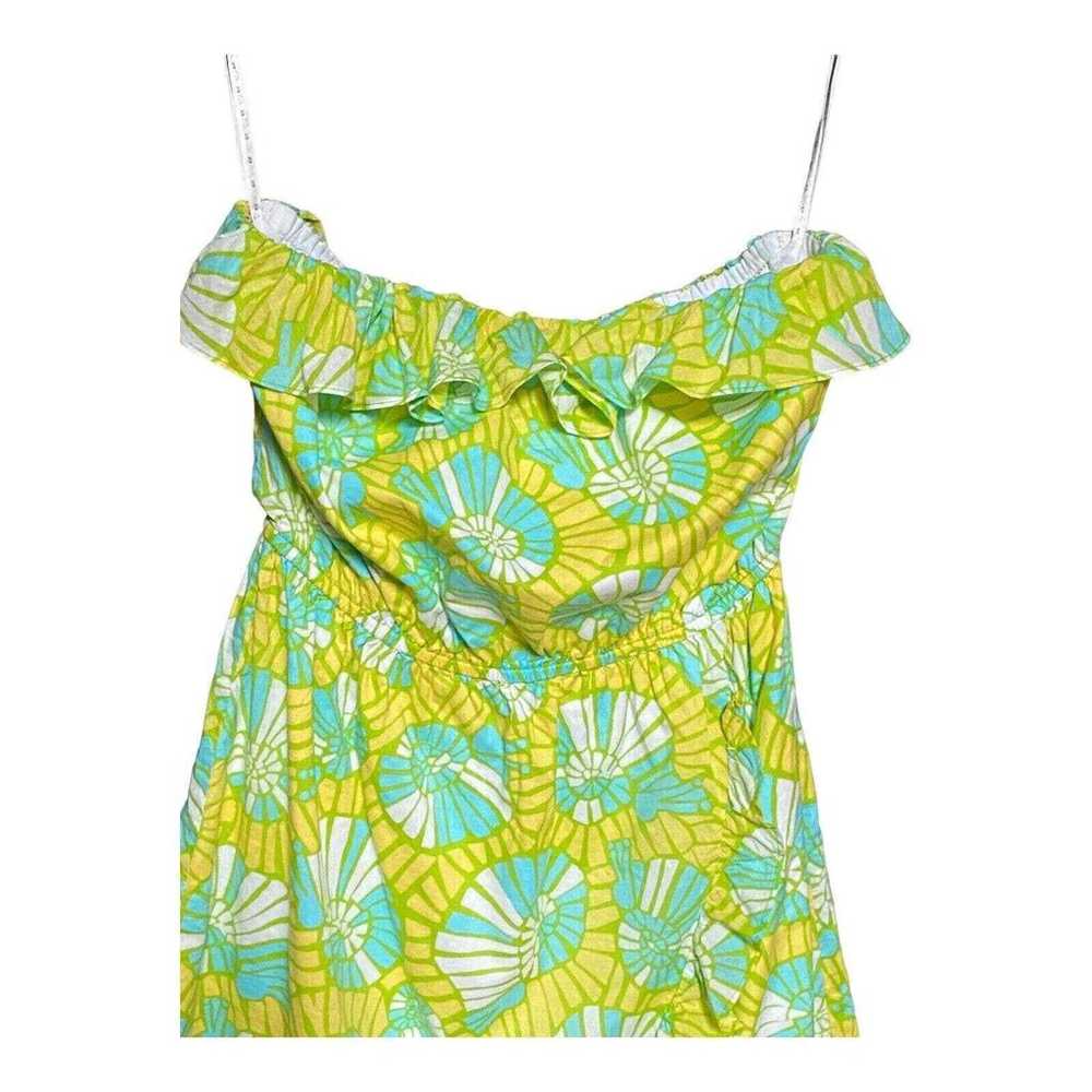 Lilly Pulitzer Size XL Strapless Ruffled Dress Sh… - image 4