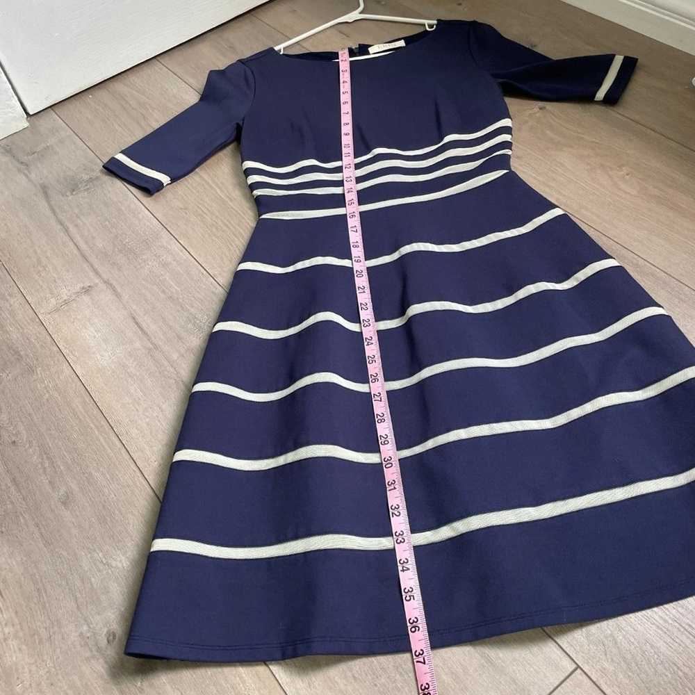 Erin By Erin Fetherston Bella Point Navy Striped … - image 7